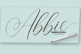 Abbie: The Perfect Floral Script Font for Elegant Branding