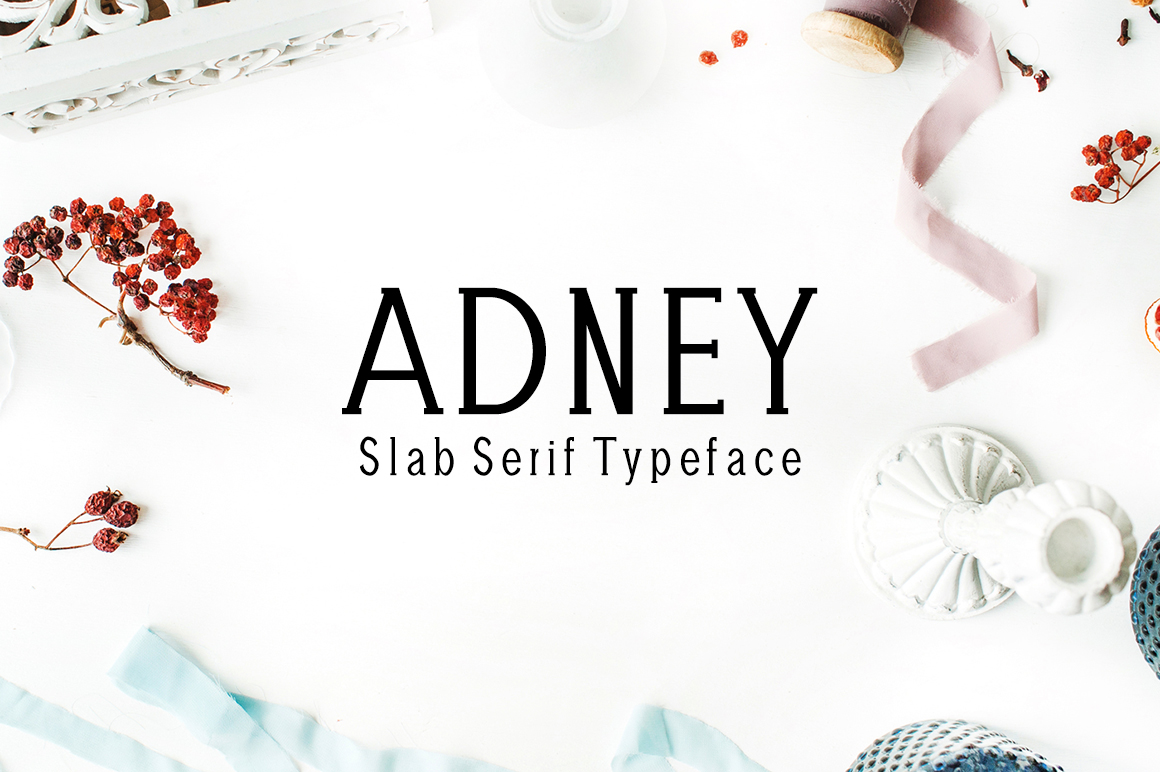 Adney Font: A Slab Serif for Creative Web Displays