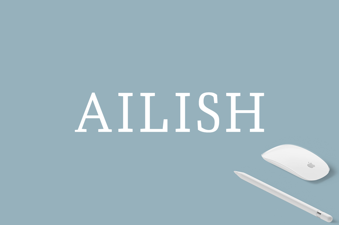 Ailish Font: Stylish Slab Serif for Small Business Branding
