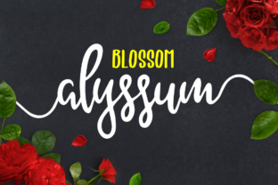 Alyssum Blossom Font: Elevate Your Small Business Branding
