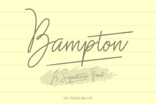 Bampton Font: A Designer’s Take on Signature Script Branding