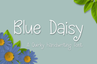 Blue Daisy Font: Quirky Handwritten Style for Campaigns