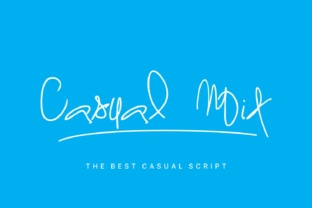 Casual Mix Font: Elegant Uppercase Script for Editorial Design