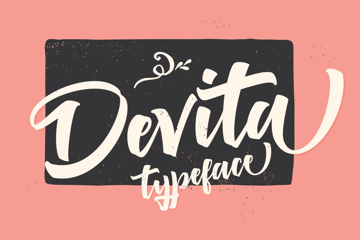 Devita Font: Elevating Campaign Visuals with Brush Script