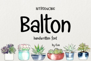 Discover Balton: A Versatile Script Handwritten Font