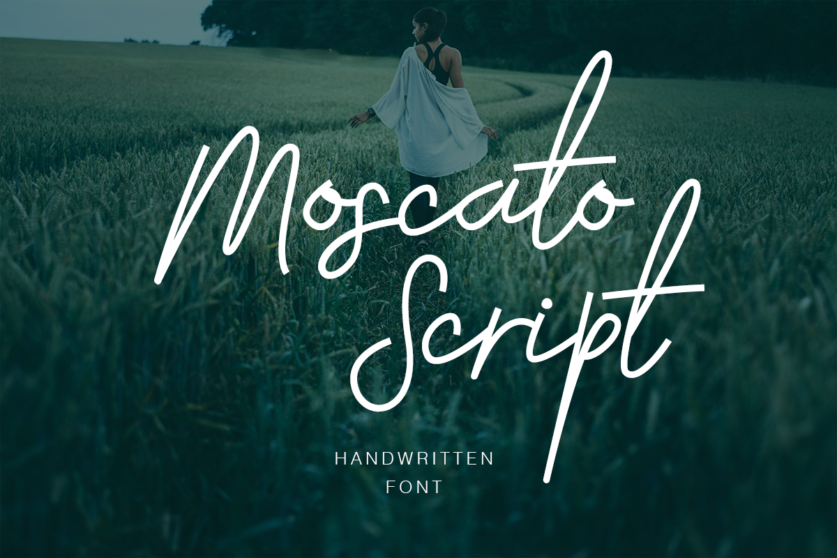 Discover the Charm of Moscato: A Dapper Handwritten Font