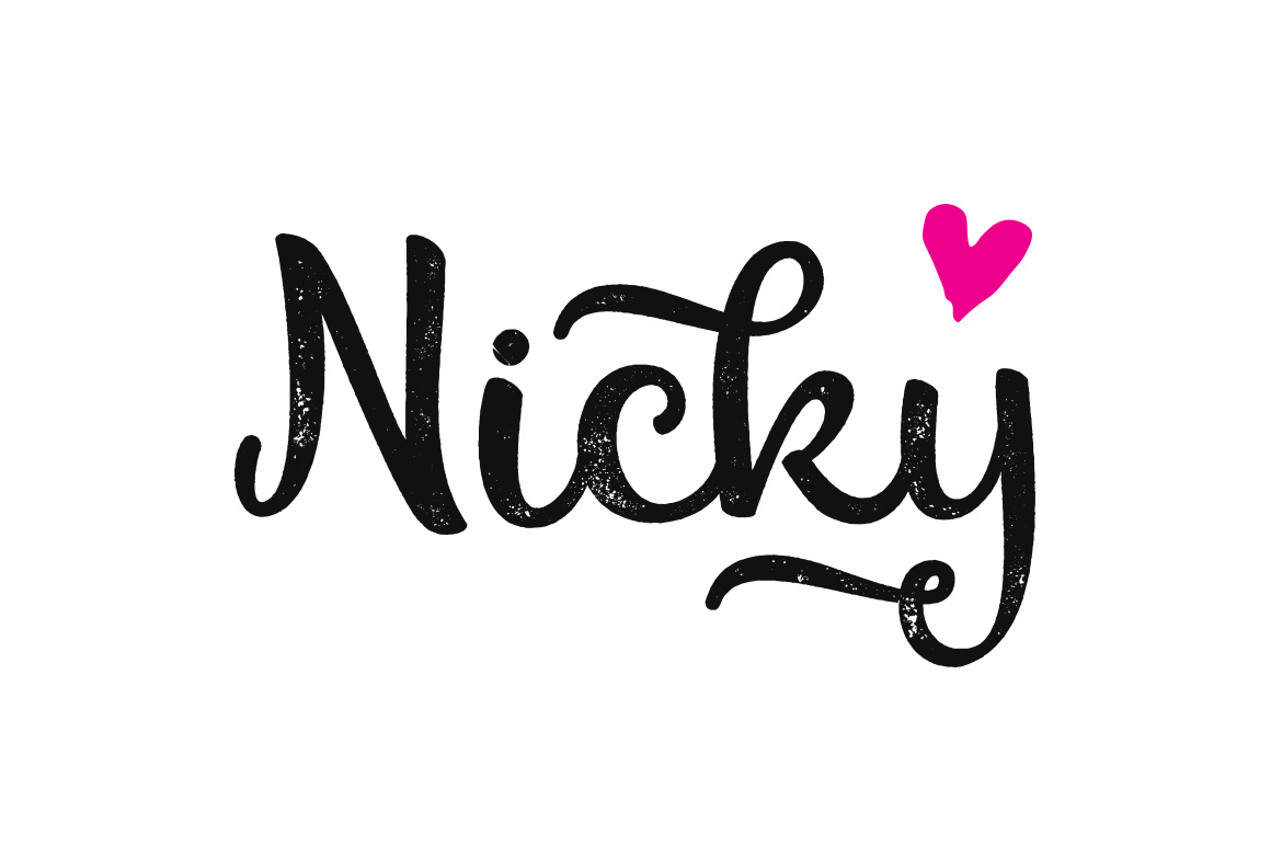 Discover the Elegance of Nicky: A Versatile Script Font