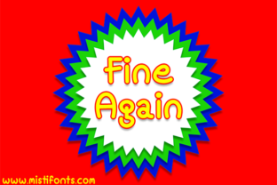 Fine Again Font: Playful Comic Style for Web Design