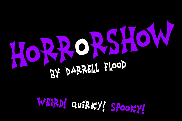 Horrorshow: A Spooky and Fun Decorative Font for Your Brand