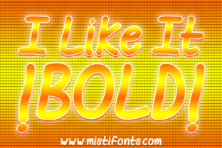 I Like It Bold Font for Playful Brand Identity Design
