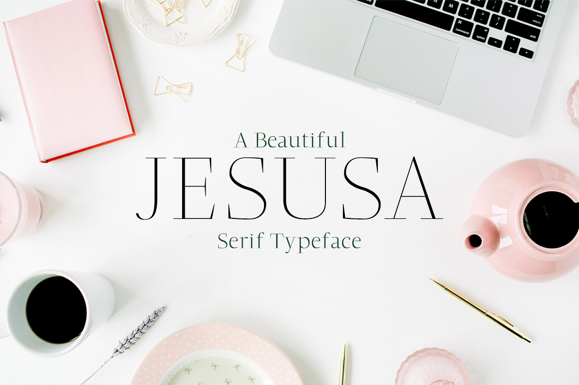 Jesusa Font: Elegant Serif for Crafters and Sellers