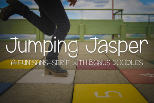Jumping Jasper Font for Quirky Web Design and Digital Branding