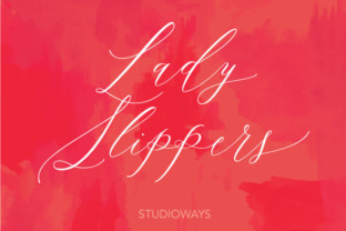 Lady Slippers: A Modern and Romantic Script Handwritten Font