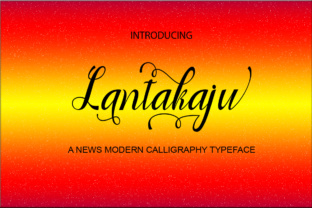 Lantakaju: Elevate Your Brand with a Modern Calligraphic Font
