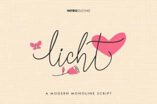 Licht Script: A Modern and Elegant Font for Creative Campaigns
