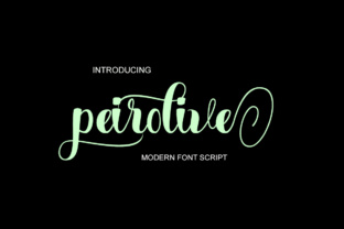 Peirolive: A Handmade Script Font for Elegant Designs