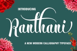 Ranthani: A Handwritten Calligraphy Font for Elegant Design