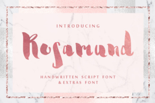Rosamund Script Extras Font for Authentic Brand Identity