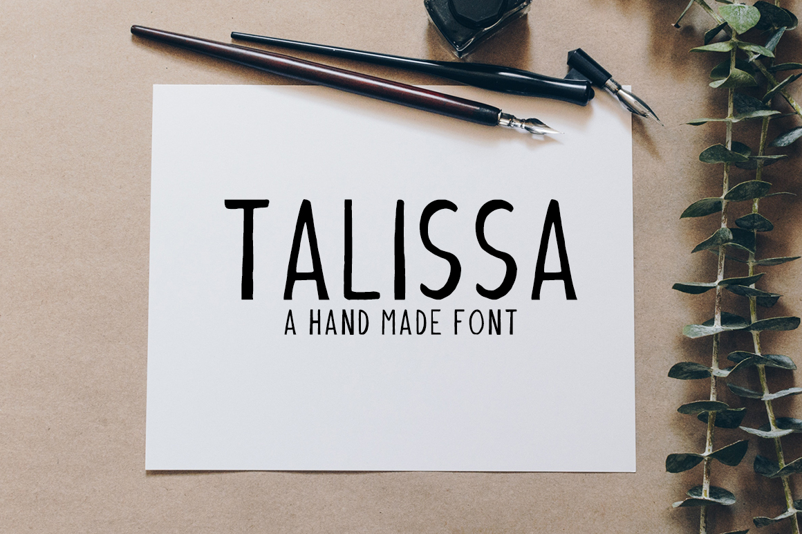 Talissa Font: A Handmade Sans Serif for Modern Branding